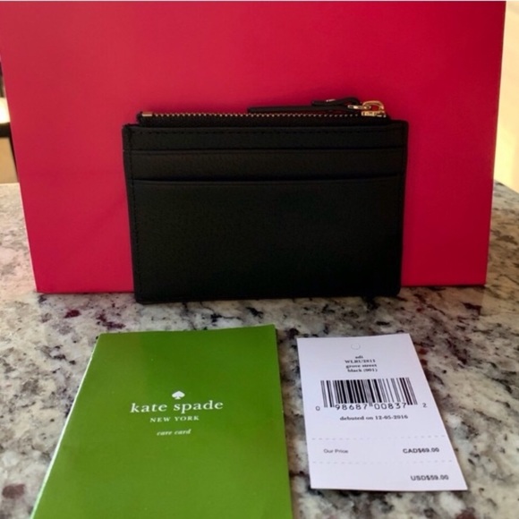 NWT Kate Spade Adi Leather Card Case - Picture 4 of 4